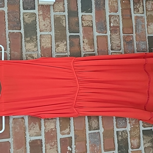 Skies Are Blue Vibrant Red Mini Dress, Size Small - Picture 6 of 6